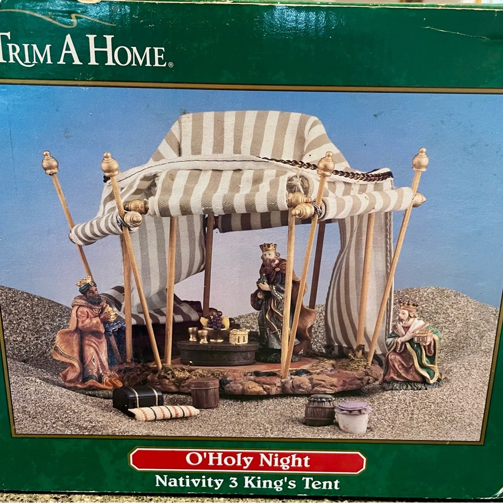 Trim A Home Nativity 3 King's Tent Holiday Decor